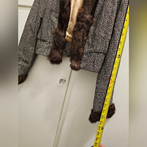 Wool Blend, Fur-trimmed Jacket - Picture 13 of 15